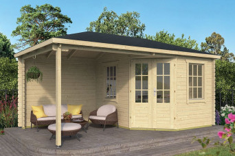  Tuindeco | Tuinhuis Kennet met Overkapping 200451-31